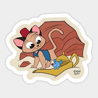 Wishful Kitten Sticker